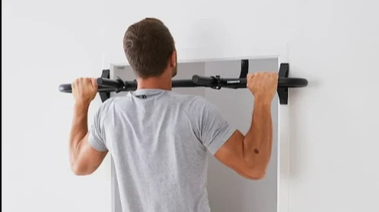 Barra para dominadas puerta casera hotsell